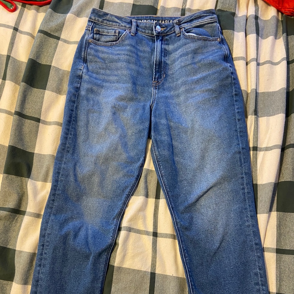 American Eagle High Rise Mom Jeans